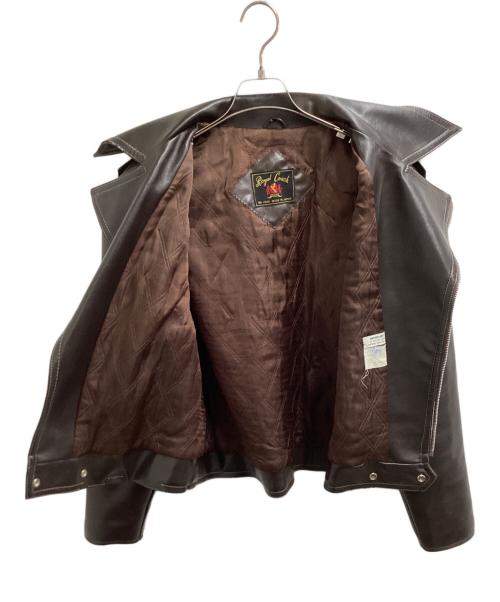 ROYAL COACH（ロイヤルコーチ）ROYAL COACH (ロイヤルコーチ) レザージャケット ブラウン サイズ:Lの古着・服飾アイテム