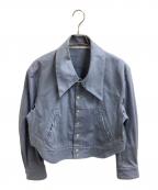 TOKIOトキオ）の古着「ビックカラーショートブルゾン　/　23AW-TKO-BL01」｜ブルー