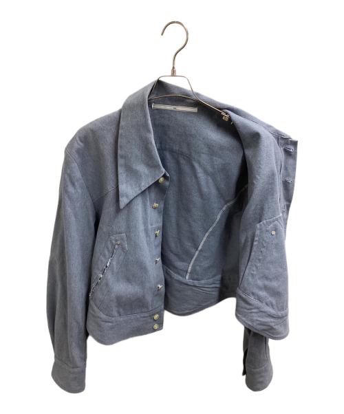 TOKIO（トキオ）TOKIO (トキオ) ビックカラーショートブルゾン　/　23AW-TKO-BL01 ブルー サイズ:-の古着・服飾アイテム