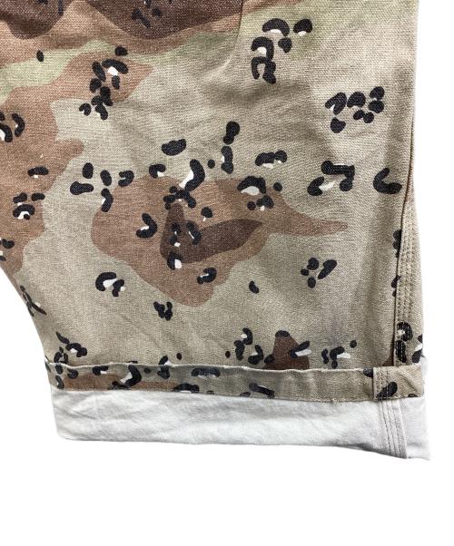 CONZ（コンズ）CONZ (コンズ) CAMO DUCK DOUBLE KNEE CURVED LEG PANTS / カモダックダブルニーカーブドレグパンツ ベージュ サイズ:2の古着・服飾アイテム