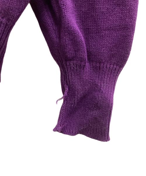 POLO RALPH LAUREN（ポロ・ラルフローレン）POLO RALPH LAUREN (ポロ・ラルフローレン) ニットポロシャツ パープル サイズ:Lの古着・服飾アイテム