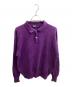 POLO RALPH LAUREN（ポロ・ラルフローレン）の古着「ニットポロシャツ」｜パープル
