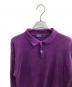 POLO RALPH LAUREN (ポロ・ラルフローレン) ニットポロシャツ パープル サイズ:L：6000円