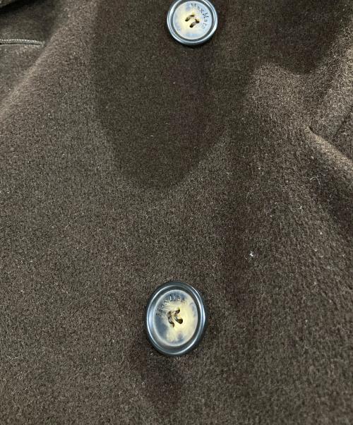 MaxMara（マックスマーラ）MaxMara (マックスマーラ) バージンウール ダブルチェスターコート / 銀タグ ブラウン サイズ:40の古着・服飾アイテム