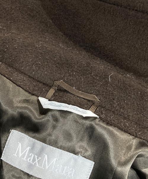 MaxMara（マックスマーラ）MaxMara (マックスマーラ) バージンウール ダブルチェスターコート / 銀タグ ブラウン サイズ:40の古着・服飾アイテム