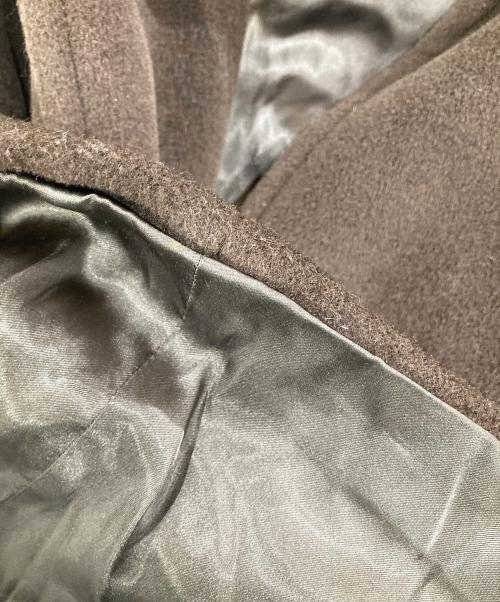 MaxMara（マックスマーラ）MaxMara (マックスマーラ) バージンウール ダブルチェスターコート / 銀タグ ブラウン サイズ:40の古着・服飾アイテム