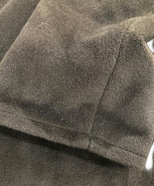 MaxMara（マックスマーラ）MaxMara (マックスマーラ) バージンウール ダブルチェスターコート / 銀タグ ブラウン サイズ:40の古着・服飾アイテム