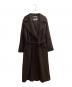 MaxMara（マックスマーラ）の古着「バージンウール ダブルチェスターコート / 銀タグ」｜ブラウン