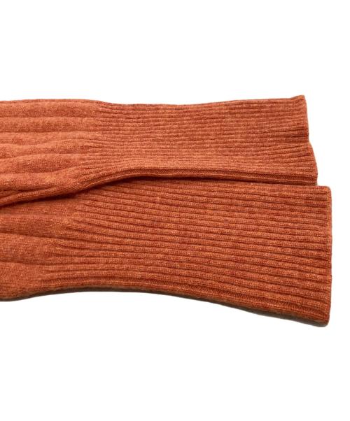 Agnona（アニオナ）Agnona (アニオナ) カシミヤタートルネックニット オレンジ サイズ:42の古着・服飾アイテム