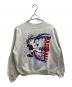 Hanes（ヘインズ）の古着「プリントスウェット / 	推定90s / USA製」｜グレー