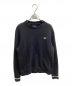 FRED PERRYフレッドペリー）の古着「クルーネックスウェット」｜ブラック