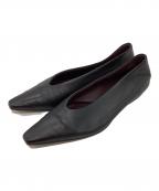 BOTTEGA VENETAボッテガベネタ）の古着「アーモンド スクエアトゥフラットパンプス　/　608872」｜6