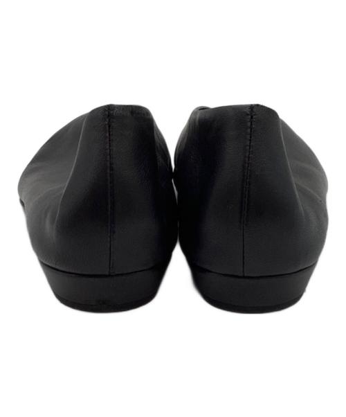 BOTTEGA VENETA（ボッテガベネタ）BOTTEGA VENETA (ボッテガベネタ) アーモンド スクエアトゥフラットパンプス　/　608872 6 サイズ:37　1/2の古着・服飾アイテム