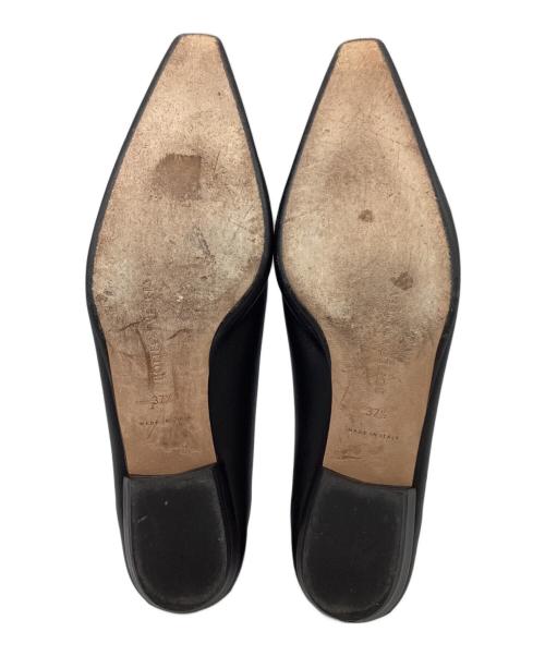 BOTTEGA VENETA（ボッテガベネタ）BOTTEGA VENETA (ボッテガベネタ) アーモンド スクエアトゥフラットパンプス　/　608872 6 サイズ:37　1/2の古着・服飾アイテム