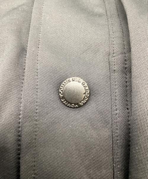 COMME des GARCONS HOMME（コムデギャルソン オム）COMME des GARCONS HOMME (コムデギャルソン オム) 綿ナイロン裏毛ジャージカーディガン / HQ-T007 ブラック サイズ:Lの古着・服飾アイテム