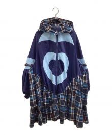 HEIHEI（ヘイヘイ）の古着「ハートジャージワンピース」｜ネイビー