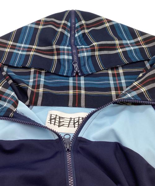 HEIHEI（ヘイヘイ）HEIHEI (ヘイヘイ) ハートジャージワンピース ネイビー サイズ:Freeの古着・服飾アイテム