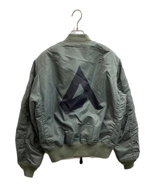 AVIREX（アヴィレックス）AVIREX (アヴィレックス) ANGLERS BIGJOHN 別注MA-1ジャケット グリーン サイズ:Ｍの古着・服飾アイテム