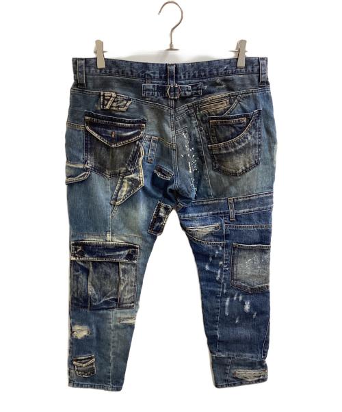 DOLCE & GABBANA（ドルチェ＆ガッバーナ）DOLCE & GABBANA (ドルチェ＆ガッバーナ) 多重ポケットデニムパンツ / G3CZAP/G9N20 インディゴ サイズ:44の古着・服飾アイテム