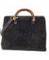 GUCCI (グッチ) スウェード2WAYバッグ　/　002・2855・0322・0 ブラック：20000円