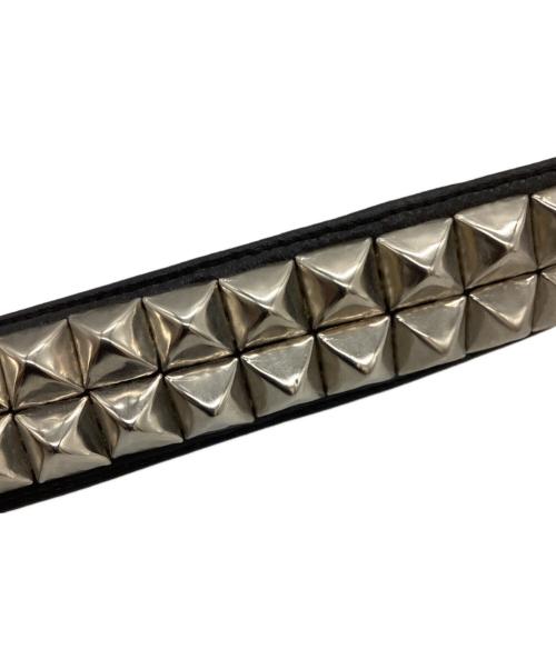 KMRII（ケムリ）KMRii (ケムリ) スタッズベルト ブラック×シルバーの古着・服飾アイテム