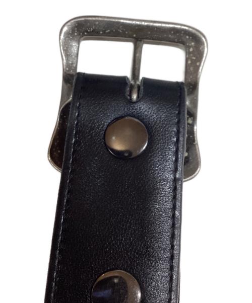 KMRII（ケムリ）KMRii (ケムリ) スタッズベルト ブラック×シルバーの古着・服飾アイテム