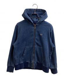DIESEL（ディーゼル）の古着「ジップパーカー / KXBET」｜インディゴ
