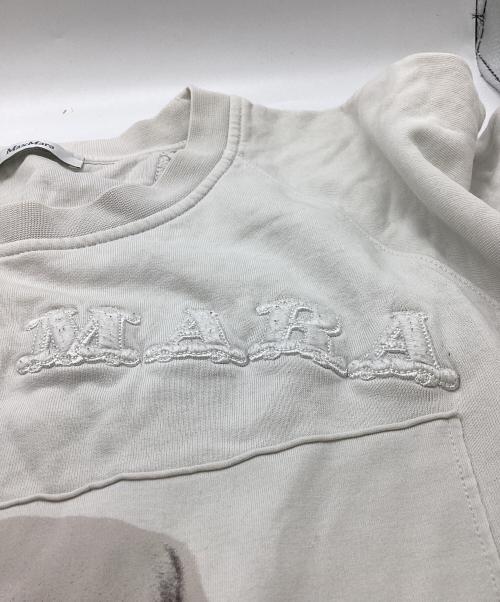 MaxMara（マックスマーラ）MaxMara (マックスマーラ) ALCIDE スウェットトレーナー アイボリー サイズ:Mの古着・服飾アイテム