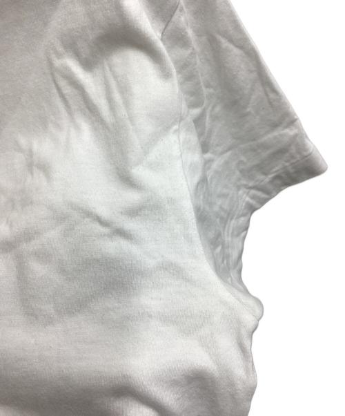 COMME des GARCONS HOMME PLUS（コムデギャルソンオムプリュス）COMME des GARCONS HOMME PLUS (コムデギャルソンオムプリュス) プリントTシャツ / PT-040220 / AD2000 / Made in JAPAN ホワイト サイズ:記載無しの古着・服飾アイテム