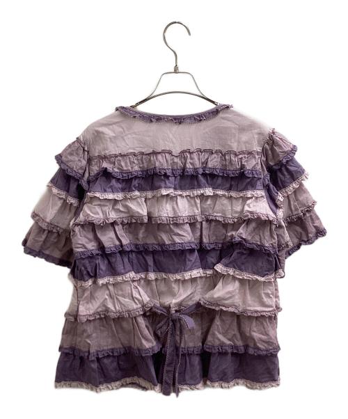 PINK HOUSE（ピンクハウス）PINK HOUSE (ピンクハウス) フリルブラウス パープル サイズ:-の古着・服飾アイテム