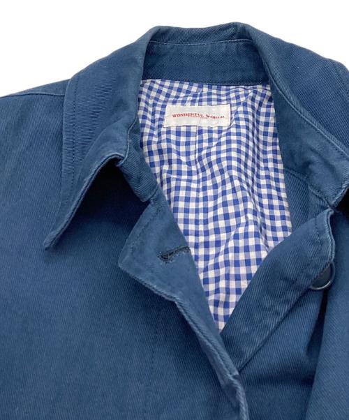 KANEKO ISAO（カネコ イサオ）KANEKO ISAO (カネコ イサオ) 袖兎刺繍コート / W01FC01 ネイビー サイズ:-の古着・服飾アイテム