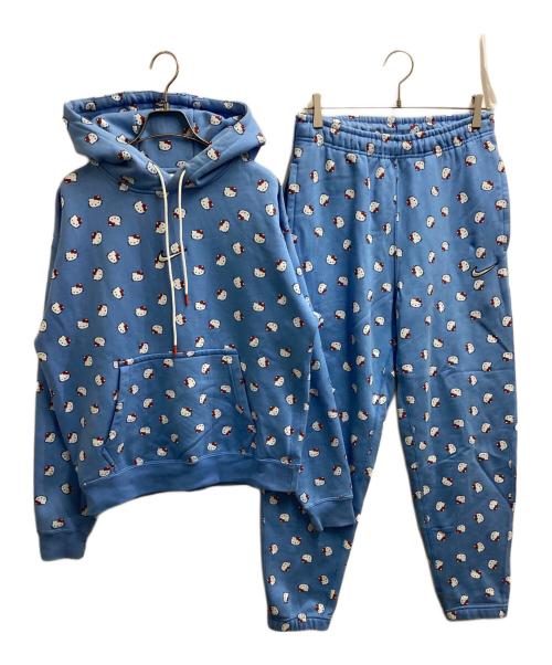 NIKE（ナイキ）NIKE (ナイキ) SANRIO HELLO KITTY セットアップ ブルー サイズ:Sの古着・服飾アイテム