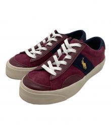 POLO RALPH LAUREN（ポロ・ラルフローレン）の古着「ローカットスニーカー」｜レッド