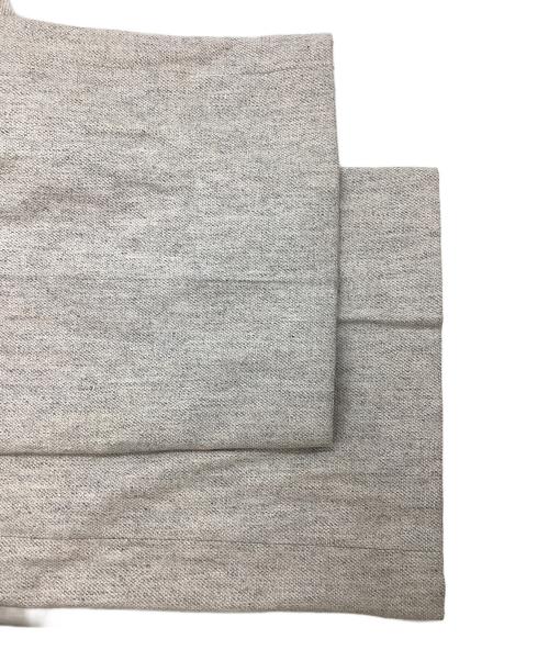 BALLSEY（ボールジィ）BALLSEY (ボールジィ) メランジカルゼ タックワイドパンツ グレー サイズ:34の古着・服飾アイテム