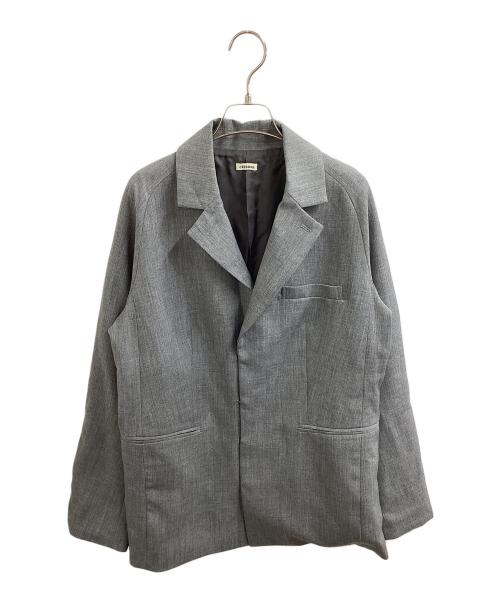 CREDONA（クレドナ）CREDONA (クレドナ) SAVILE WOOL HOOK JACKET / 1425401307-0 グレーの古着・服飾アイテム
