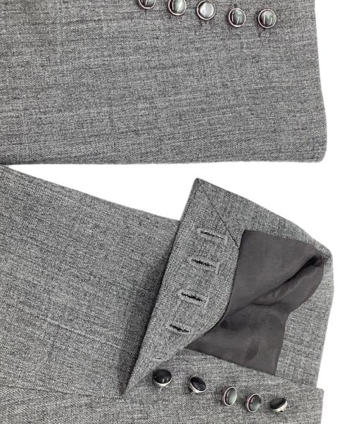 CREDONA（クレドナ）CREDONA (クレドナ) SAVILE WOOL HOOK JACKET / 1425401307-0 グレーの古着・服飾アイテム