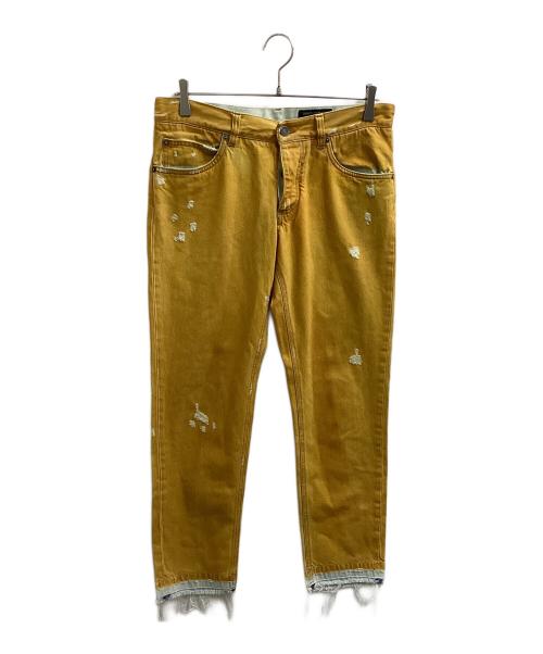 DOLCE & GABBANA（ドルチェ＆ガッバーナ）DOLCE & GABBANA (ドルチェ＆ガッバーナ) デニムパンツ イエロー サイズ:46の古着・服飾アイテム