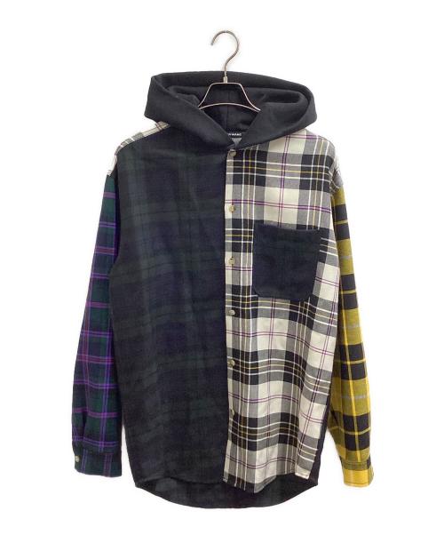 ALEXANDER WANG（アレキサンダー・ワン）ALEXANDER WANG (アレキサンダー・ワン) パッチワークシャツジャケット / CA00985 サイズ:-の古着・服飾アイテム