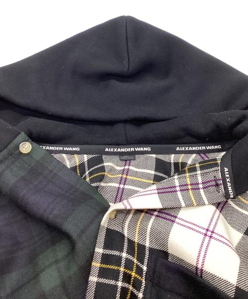 ALEXANDER WANG（アレキサンダー・ワン）ALEXANDER WANG (アレキサンダー・ワン) パッチワークシャツジャケット / CA00985 サイズ:-の古着・服飾アイテム