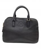 TORY BURCHトリーバーチ）の古着「レザーハンドバッグ」｜ブラック