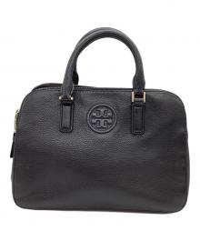 TORY BURCH（トリーバーチ）の古着「レザーハンドバッグ」｜ブラック