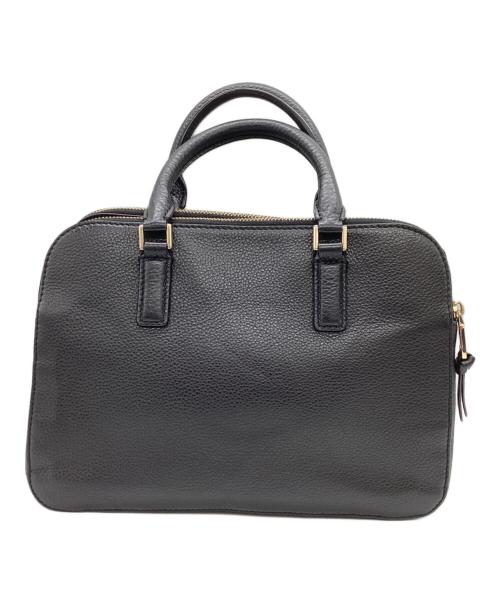 TORY BURCH（トリーバーチ）TORY BURCH (トリーバーチ) レザーハンドバッグ ブラックの古着・服飾アイテム