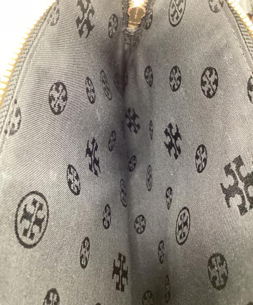TORY BURCH（トリーバーチ）TORY BURCH (トリーバーチ) レザーハンドバッグ ブラックの古着・服飾アイテム