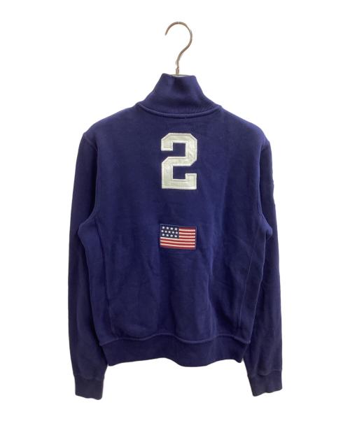 RALPH LAUREN（ラルフローレン）RALPH LAUREN (ラルフローレン) ジップスウェット ネイビー サイズ:Lの古着・服飾アイテム