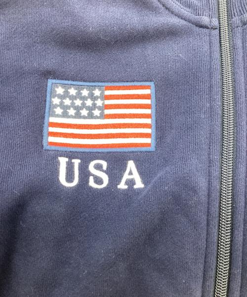 RALPH LAUREN（ラルフローレン）RALPH LAUREN (ラルフローレン) ジップスウェット ネイビー サイズ:Lの古着・服飾アイテム