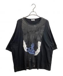 Vivienne Westwood man（ヴィヴィアン ウェストウッド マン）の古着「オーバーサイズＴシャツ」｜ブラック