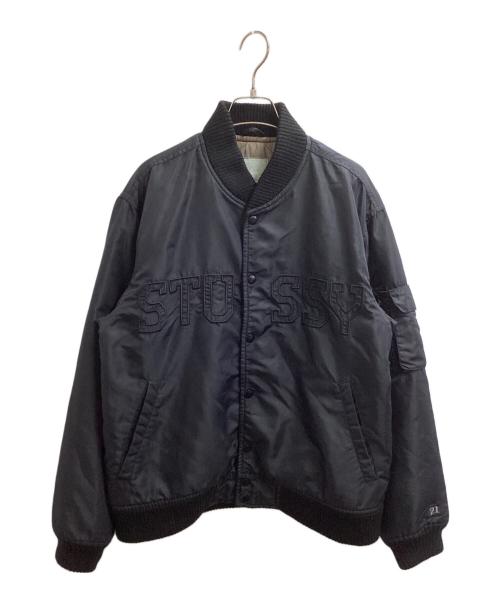 stussy（ステューシー）stussy (ステューシー) ボンバージャケット ブラック サイズ:SMの古着・服飾アイテム