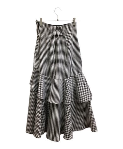 rienda（リエンダ）rienda (リエンダ) フリルスカート　/　1101S731-2631 ホワイト サイズ:Ｍの古着・服飾アイテム