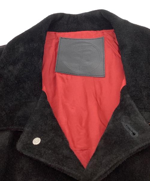 TRASH BREEDS TRASH（トラッシュブリーズトラッシュ）TRASH BREEDS TRASH (トラッシュブリーズトラッシュ) CRAFSORT (クラフソート) SUEDE COVERALL / スエードカバーオール ブラック サイズ:Lの古着・服飾アイテム