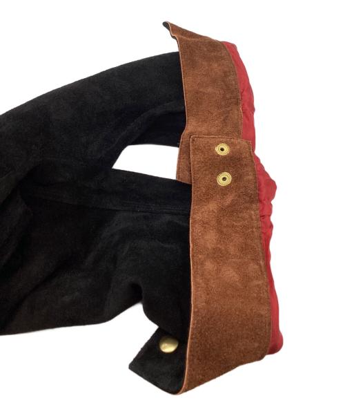 TRASH BREEDS TRASH（トラッシュブリーズトラッシュ）TRASH BREEDS TRASH (トラッシュブリーズトラッシュ) CRAFSORT (クラフソート) SUEDE COVERALL / スエードカバーオール ブラック サイズ:Lの古着・服飾アイテム
